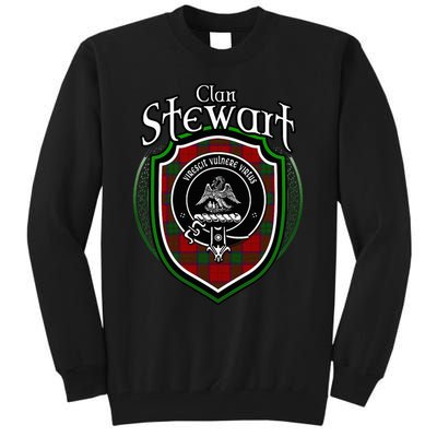 Stewart Clan Crest Scottish Clan Stewart Family Badge Tall Sweatshirt