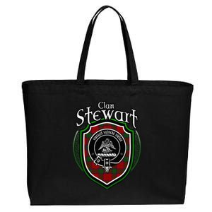 Stewart Clan Crest Scottish Clan Stewart Family Badge Cotton Canvas Jumbo Tote