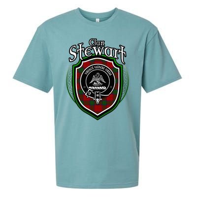 Stewart Clan Crest Scottish Clan Stewart Family Badge Sueded Cloud Jersey T-Shirt