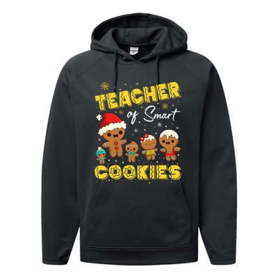 Smart Cookies Christmas Teacher Gift Performance Fleece Hoodie