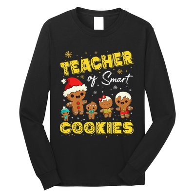 Smart Cookies Christmas Teacher Gift Long Sleeve Shirt