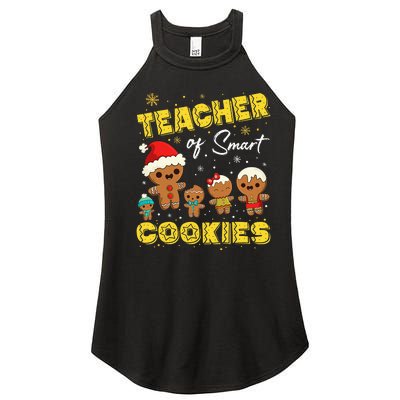 Smart Cookies Christmas Teacher Gift Women’s Perfect Tri Rocker Tank