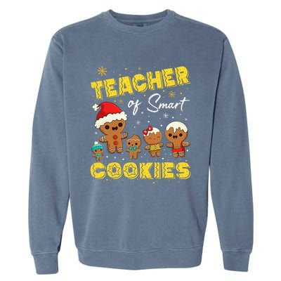 Smart Cookies Christmas Teacher Gift Garment-Dyed Sweatshirt