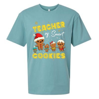 Smart Cookies Christmas Teacher Gift Sueded Cloud Jersey T-Shirt