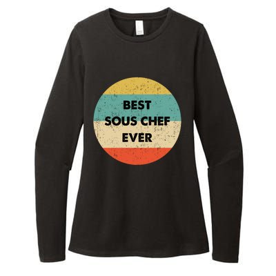 Sous Chef Cute Gift Best Sous Chef Ever Great Gift Womens CVC Long Sleeve Shirt