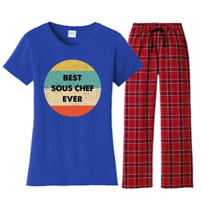 Sous Chef Cute Gift Best Sous Chef Ever Great Gift Women's Flannel Pajama Set