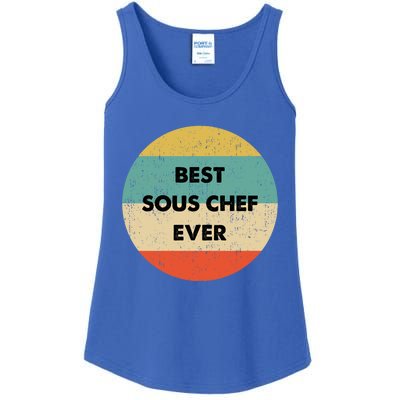 Sous Chef Cute Gift Best Sous Chef Ever Great Gift Ladies Essential Tank