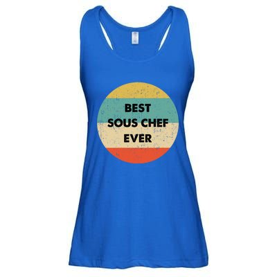 Sous Chef Cute Gift Best Sous Chef Ever Great Gift Ladies Essential Flowy Tank