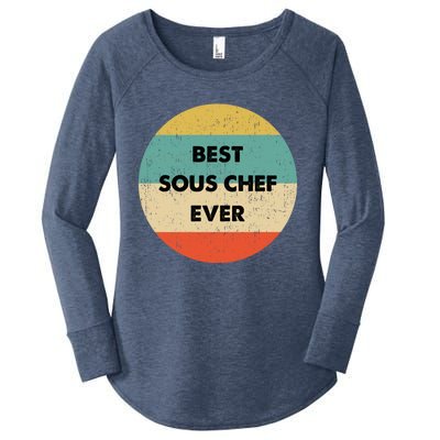 Sous Chef Cute Gift Best Sous Chef Ever Great Gift Women's Perfect Tri Tunic Long Sleeve Shirt