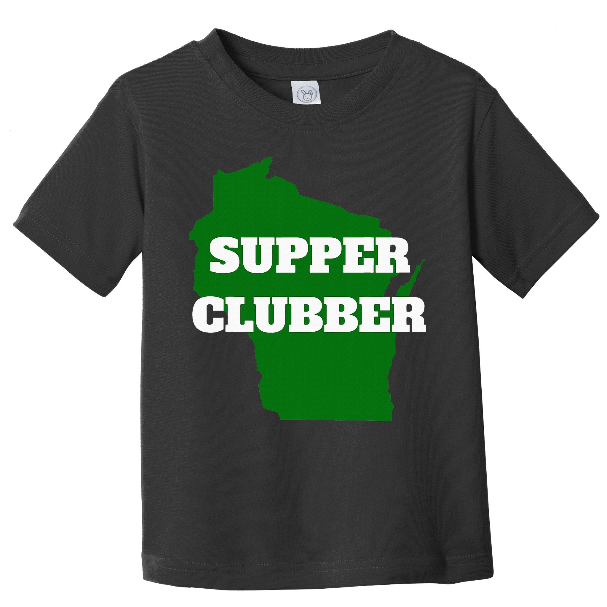 Supper Clubber Club Dining Restaurant Funny Wisconsin Toddler T-Shirt