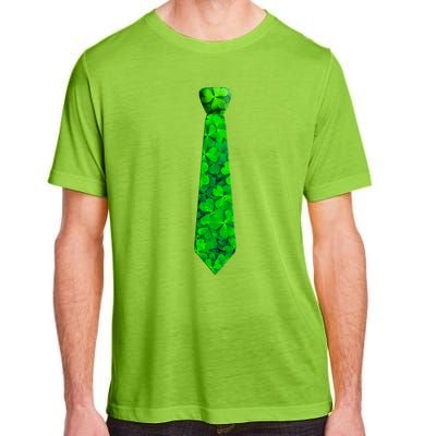 Shamrocks Clover Camo Leaves Necktie St Patrick's Lucky Dad Cool Gift Adult ChromaSoft Performance T-Shirt