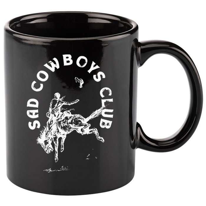 Sad Cowboy Club 11oz C Handle Ceramic Mug