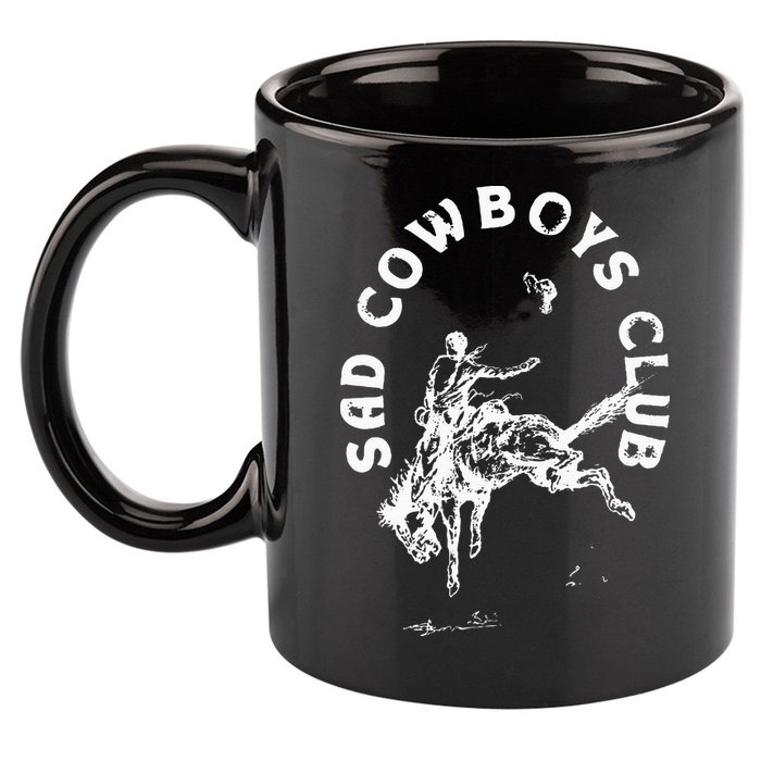 Sad Cowboy Club 11oz C Handle Ceramic Mug
