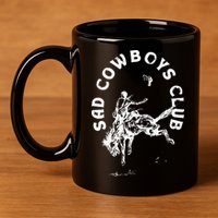Sad Cowboy Club 11oz C Handle Ceramic Mug