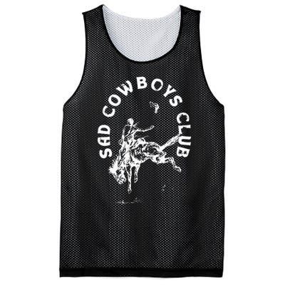 Sad Cowboy Club Mesh Reversible Basketball Jersey Tank