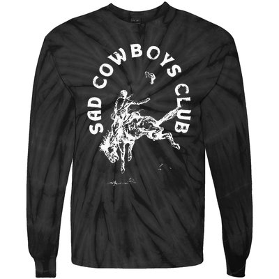 Sad Cowboy Club Tie-Dye Long Sleeve Shirt