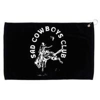 Sad Cowboy Club Grommeted Golf Towel