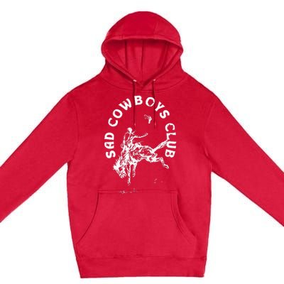 Sad Cowboy Club Premium Pullover Hoodie