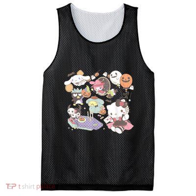 Sanrio Characters Costume Party Halloween Mesh Reversible Basketball Jersey Tank