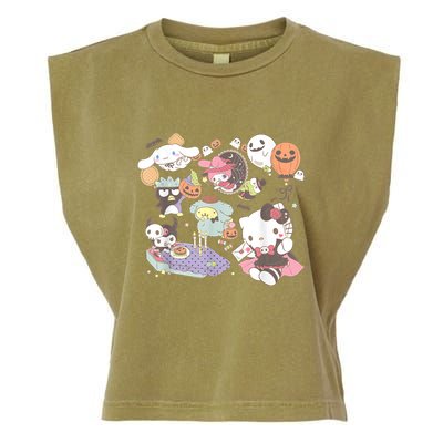 Sanrio Characters Costume Party Halloween Garment-Dyed Women's Muscle Tee