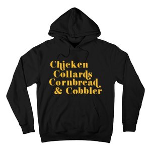 Samuelljackson Chicken Collards Cornbread & Cobbler Hoodie