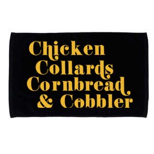 Samuelljackson Chicken Collards Cornbread & Cobbler Microfiber Hand Towel