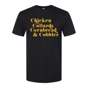 Samuelljackson Chicken Collards Cornbread & Cobbler Softstyle CVC T-Shirt