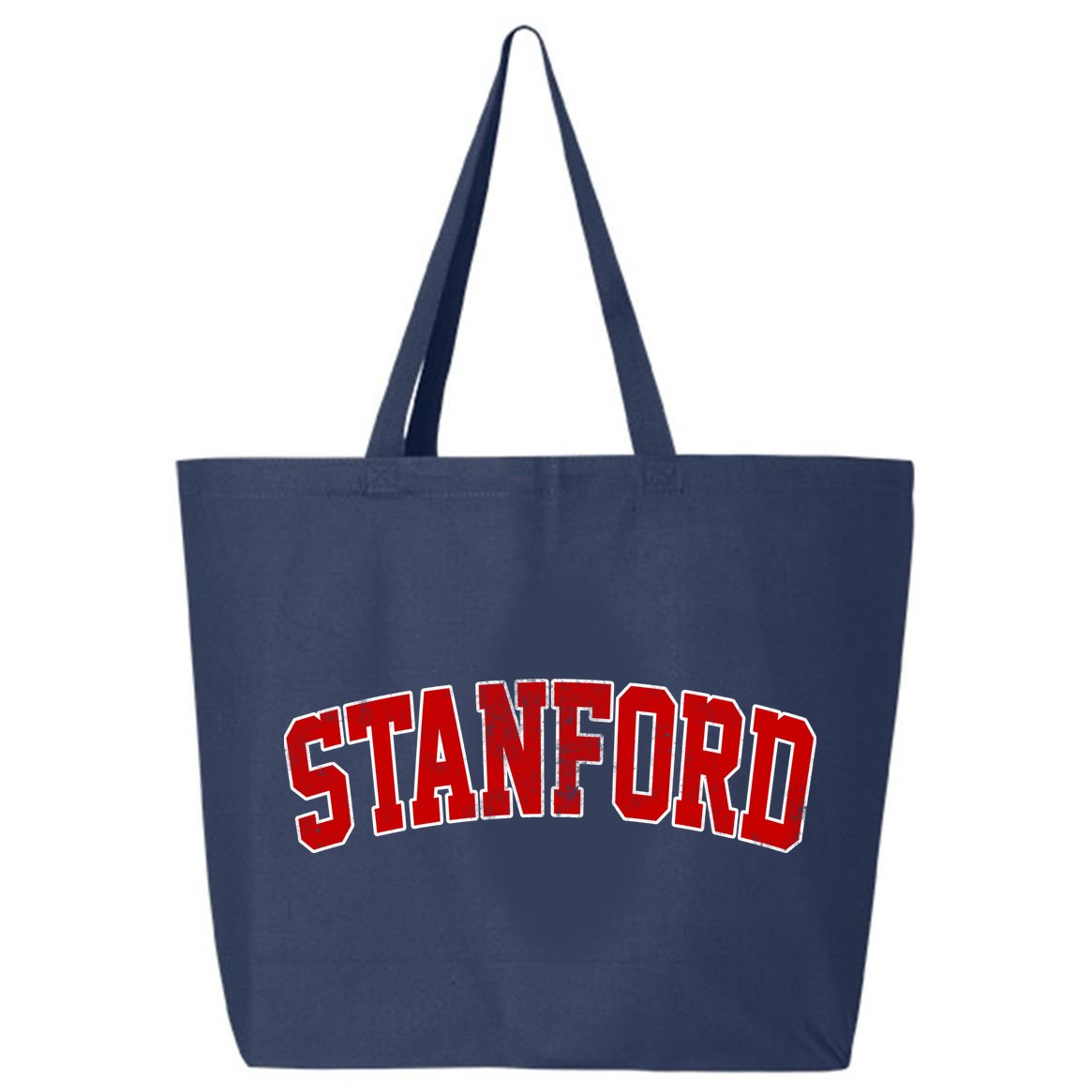 Stanford California CA Vintage Sports Logo 25L Jumbo Tote