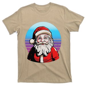 Santa Claus Christmas Red Suit Beard Smile Festive Holiday T-Shirt