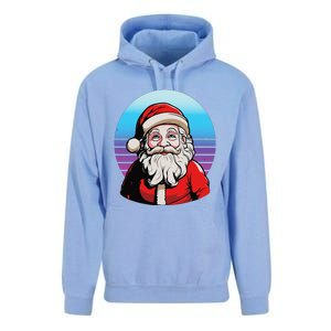 Santa Claus Christmas Red Suit Beard Smile Festive Holiday Unisex Surf Hoodie