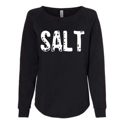 Salt Costume Couple Salt And Pepper Costume Gift Womens California Wash Sweatshirt