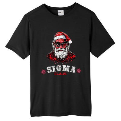 Sigma Claus Cool Santa Funny Christmas Rizz Rizzler Meme Tall Fusion ChromaSoft Performance T-Shirt