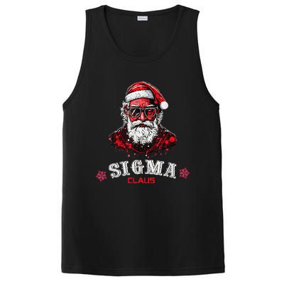 Sigma Claus Cool Santa Funny Christmas Rizz Rizzler Meme PosiCharge Competitor Tank