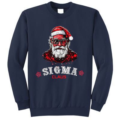 Sigma Claus Cool Santa Funny Christmas Rizz Rizzler Meme Sweatshirt