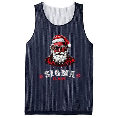 Sigma Claus Cool Santa Funny Christmas Rizz Rizzler Meme Mesh Reversible Basketball Jersey Tank