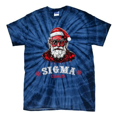 Sigma Claus Cool Santa Funny Christmas Rizz Rizzler Meme Tie-Dye T-Shirt