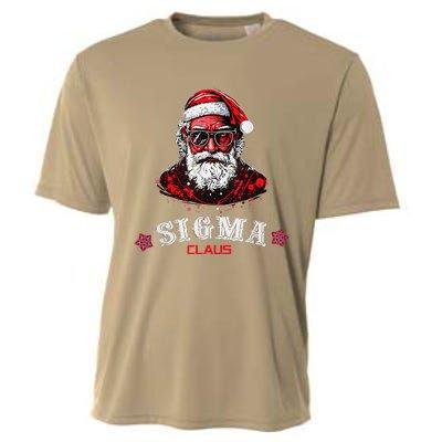 Sigma Claus Cool Santa Funny Christmas Rizz Rizzler Meme Cooling Performance Crew T-Shirt