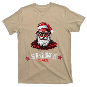 Sigma Claus Cool Santa Funny Christmas Rizz Rizzler Meme T-Shirt