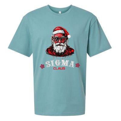 Sigma Claus Cool Santa Funny Christmas Rizz Rizzler Meme Sueded Cloud Jersey T-Shirt