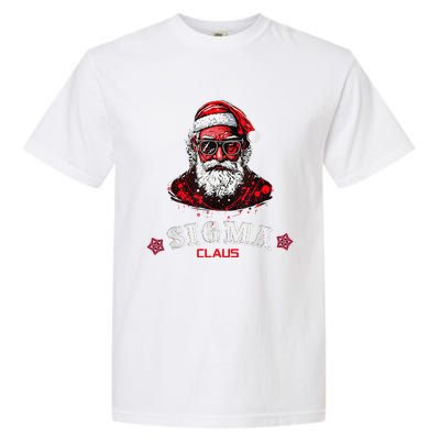 Sigma Claus Cool Santa Funny Christmas Rizz Rizzler Meme Garment-Dyed Heavyweight T-Shirt