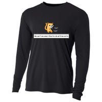 Squirt Click Click We Cant Expect God To Do All The Work Premium Cooling Performance Long Sleeve Crew