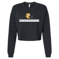 Squirt Click Click We Cant Expect God To Do All The Work Premium Cropped Pullover Crew