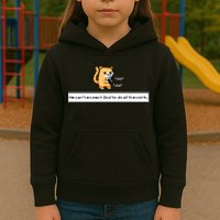 Squirt Click Click We Cant Expect God To Do All The Work Premium Kids Hoodie