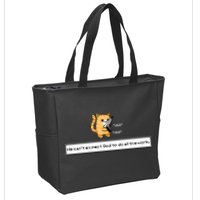 Squirt Click Click We Cant Expect God To Do All The Work Premium Zip Tote Bag