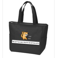 Squirt Click Click We Cant Expect God To Do All The Work Premium Zip Tote Bag