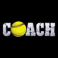 Softball Coach Coaching Assistant Coach Softball Team Cooling Performance Crew T-Shirt