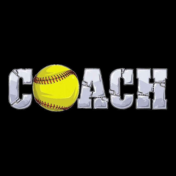 Softball Coach Coaching Assistant Coach Softball Team Cooling Performance Crew T-Shirt