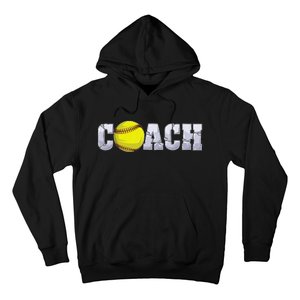 Softball Coach Coaching Assistant Coach Softball Team Hoodie