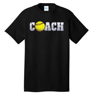 Softball Coach Coaching Assistant Coach Softball Team Tall T-Shirt