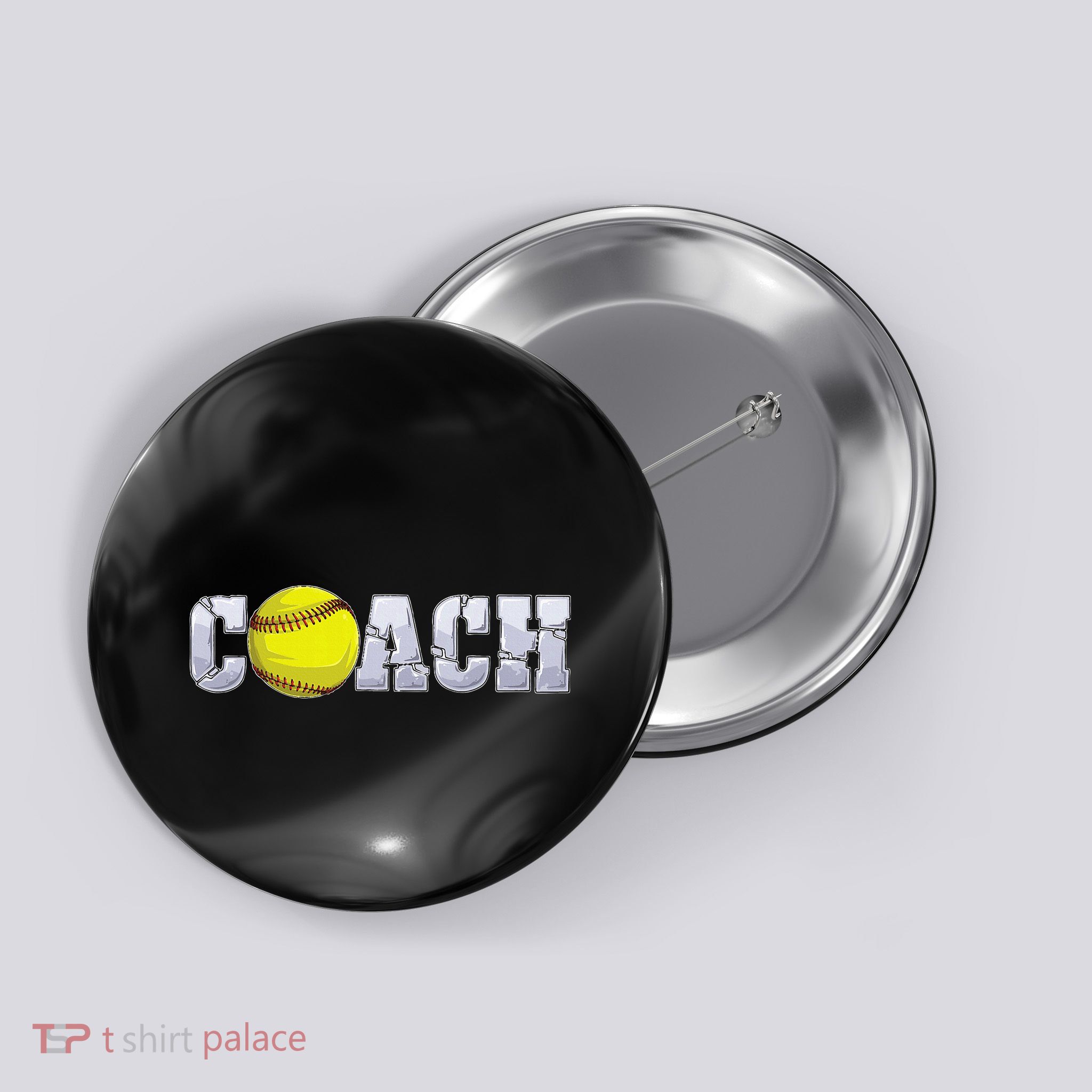 Softball Coach Coaching Assistant Coach Softball Team Button